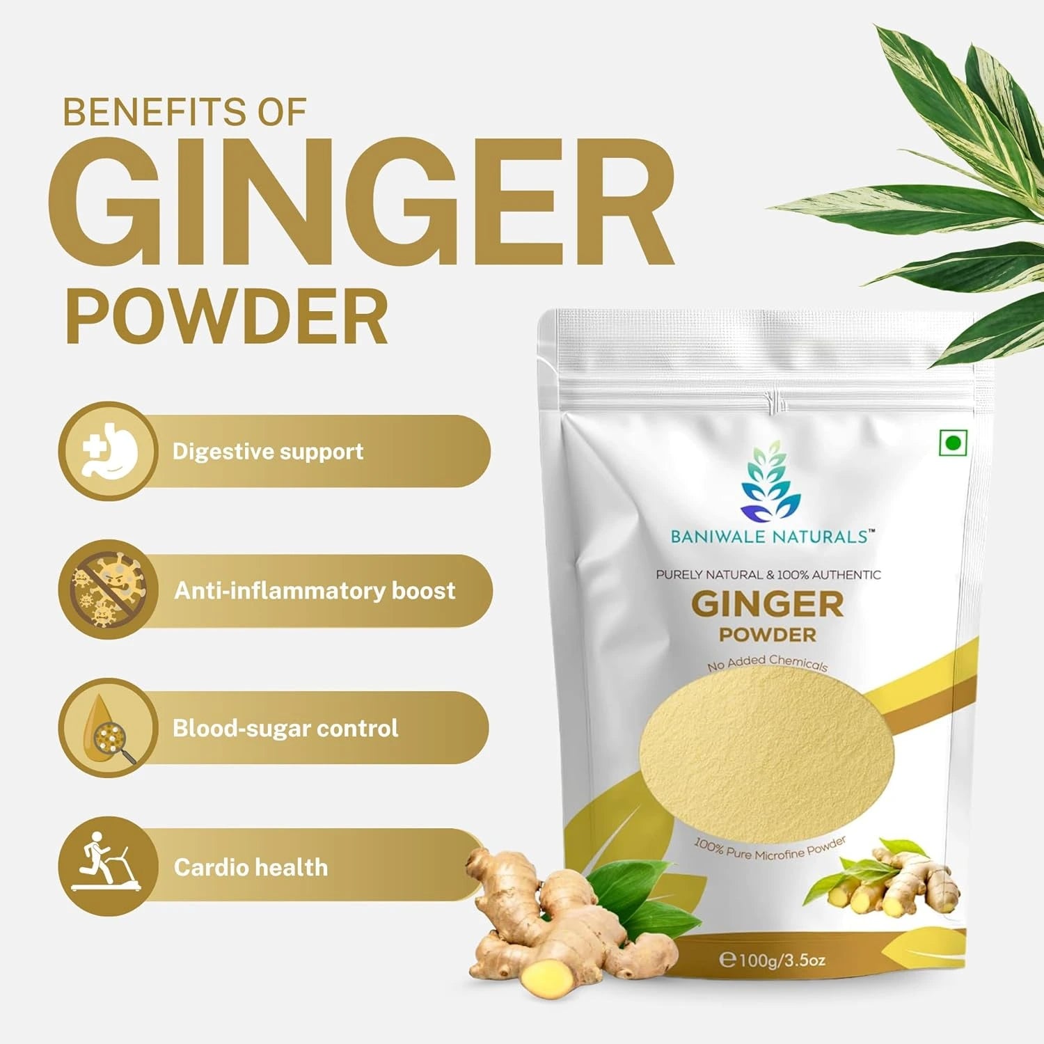 Baniwale Naturals Ginger Root Powder (100g)
