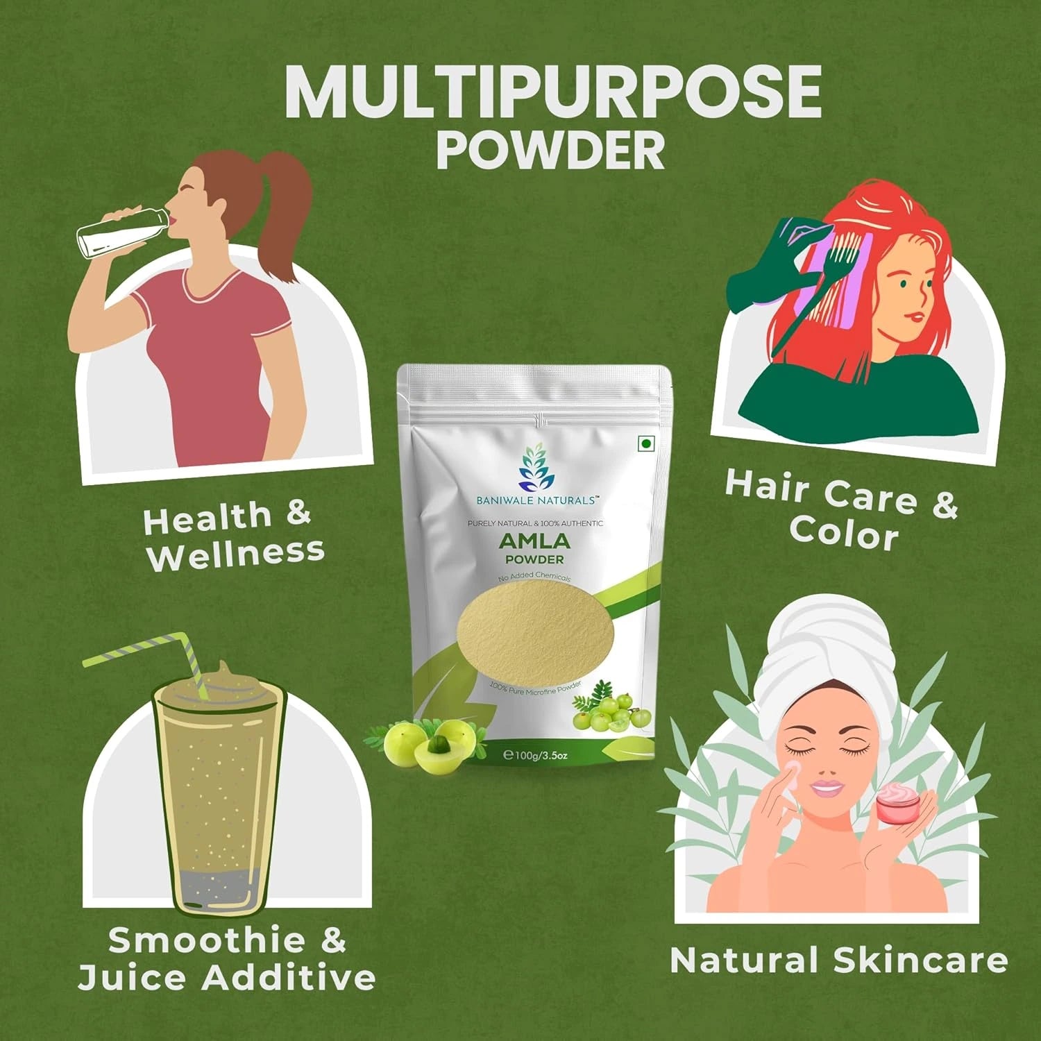 Baniwale Naturals Amla Fruit Powder (100g)