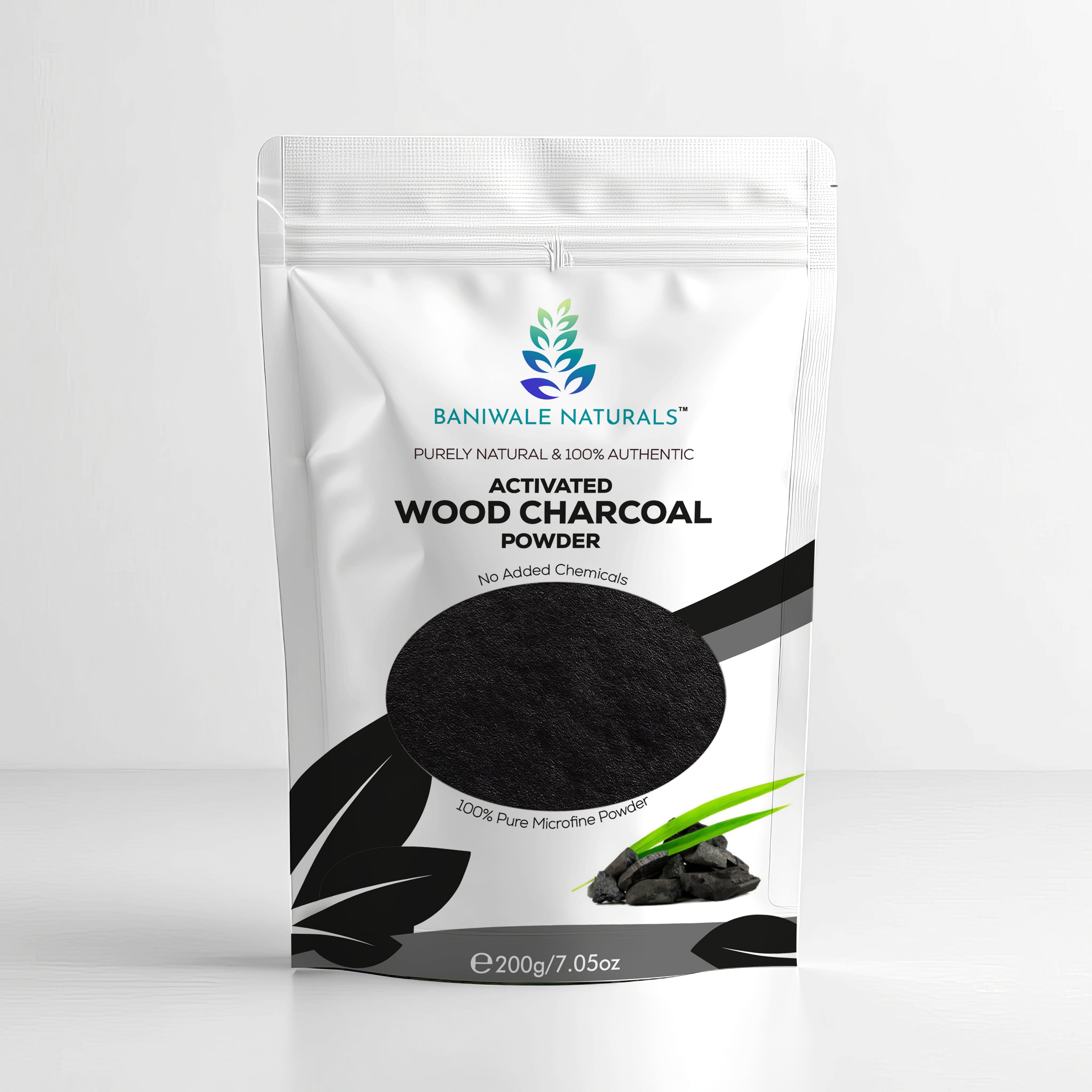 Activated Wood Charcoal Powder