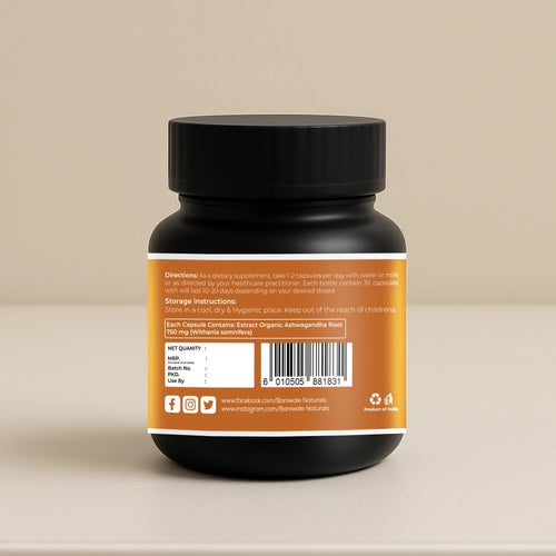 Ashwagandha Extract Capsules (750mg)